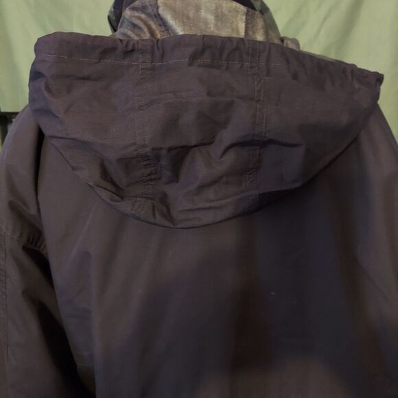 London Fog Mens Jacket Coat Medium Regular Bomber Zip Out Lining  Vintage - Picture 5 of 7